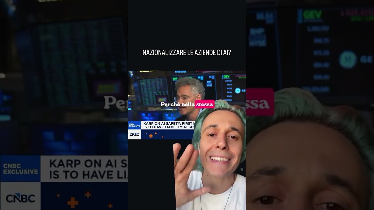 OpenAI potrebbe essere nazionalizzata? Alex Karp, CEO di Palantir, ha sollevato uno scenario