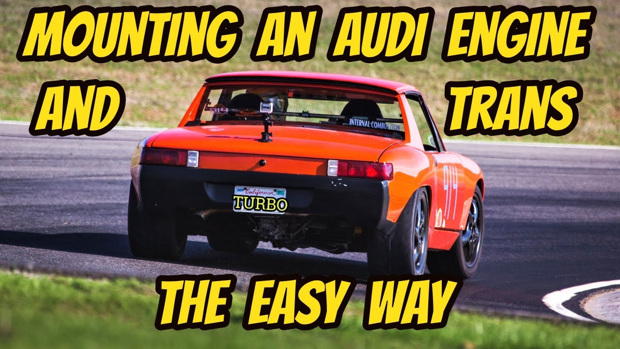 Audi 1.8t Engine Swap - Mounting engine and transmission