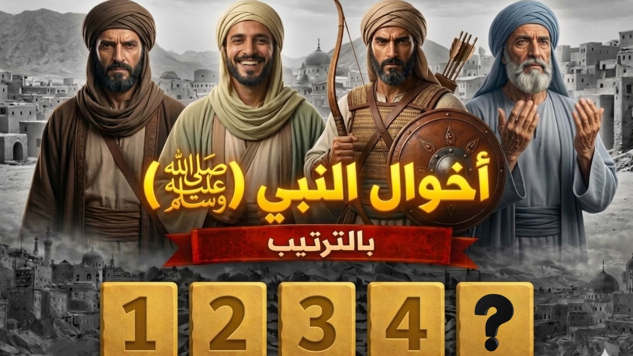 تعرف على اخوال النبي وخالاته بالترتيب ﷺ تفاصيل لا يعرفها كثيرون عن إخوة آمنه أم رسول الله !