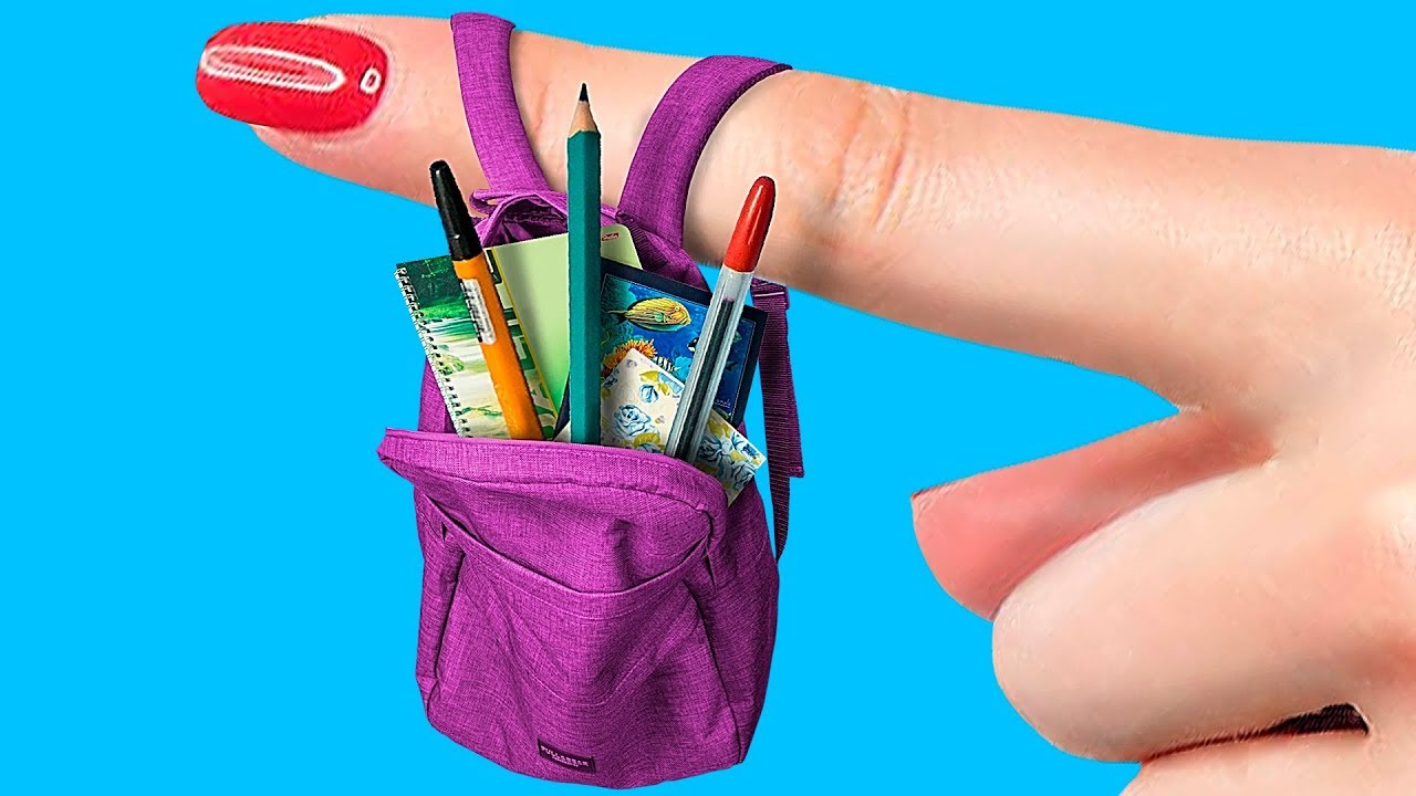 14 DIY De Materiais Escolares Em Miniatura Que Funcionam!