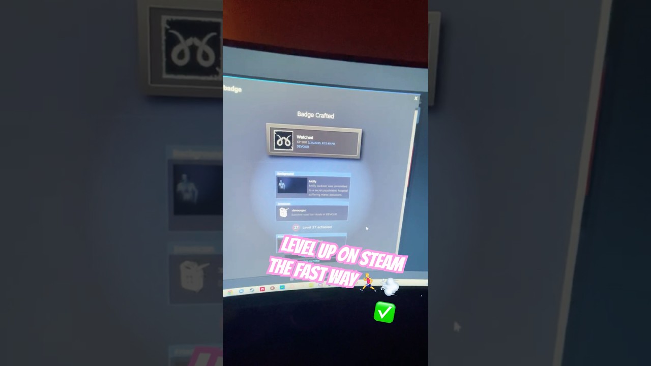 HOW TO LEVEL UP ON STEAM ASAP!!!  #levelup  #steam