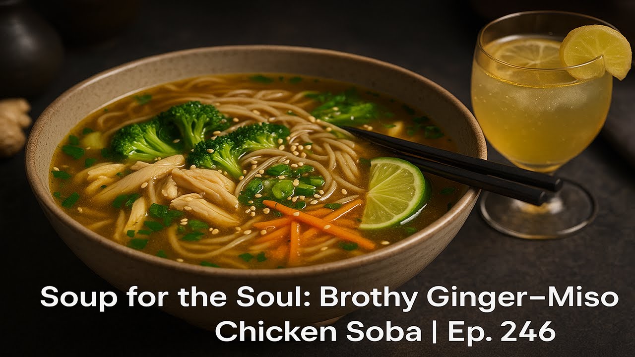 Soup for the Soul: Brothy Ginger–Miso Chicken Soba | Ep. 246