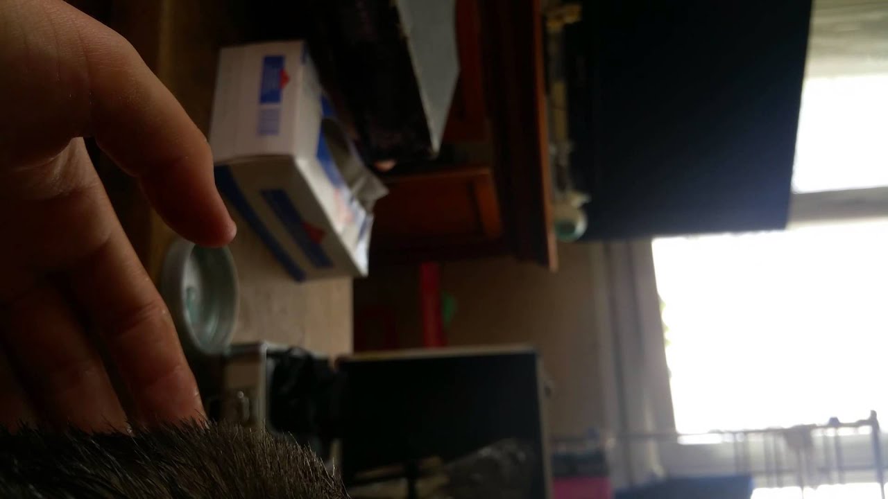 Coiffure de mon petit frere