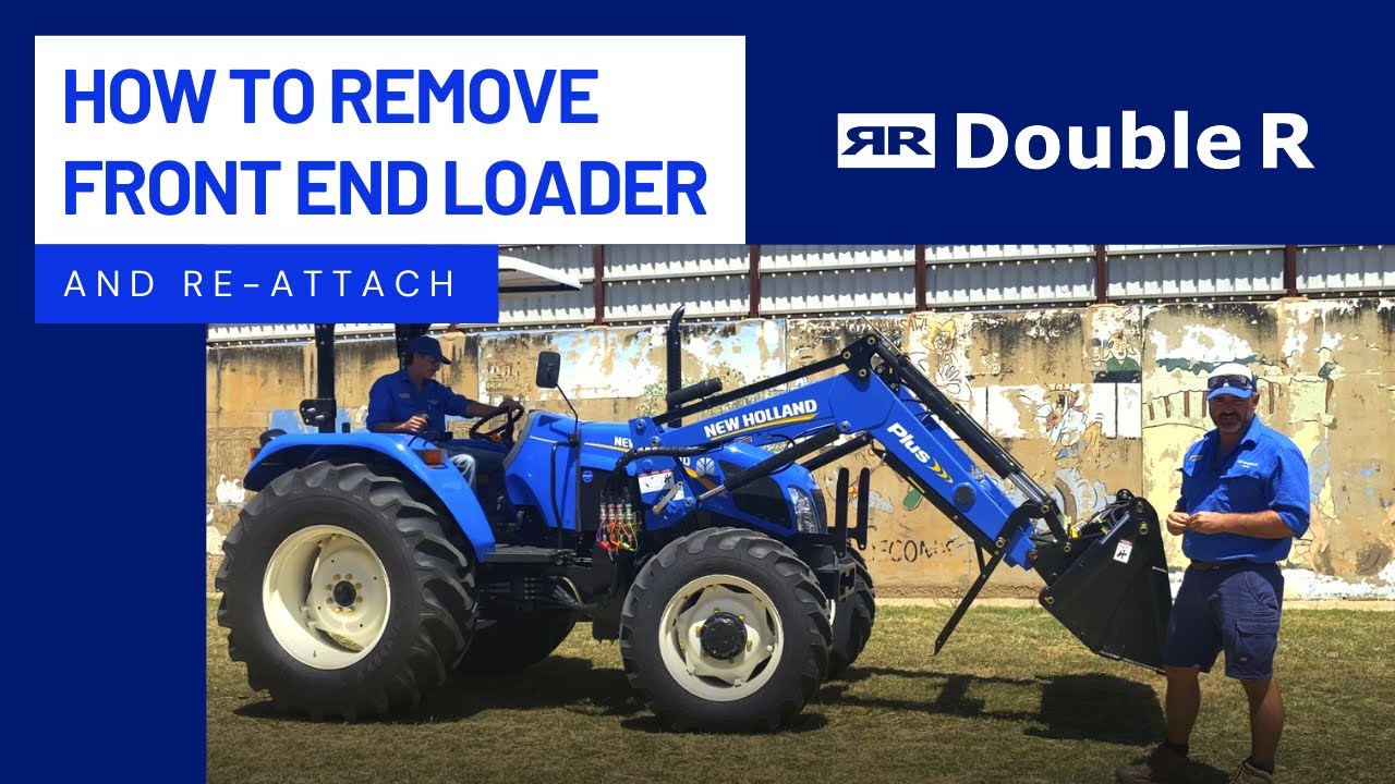 How to Remove and Attach Tractor Front End Loader