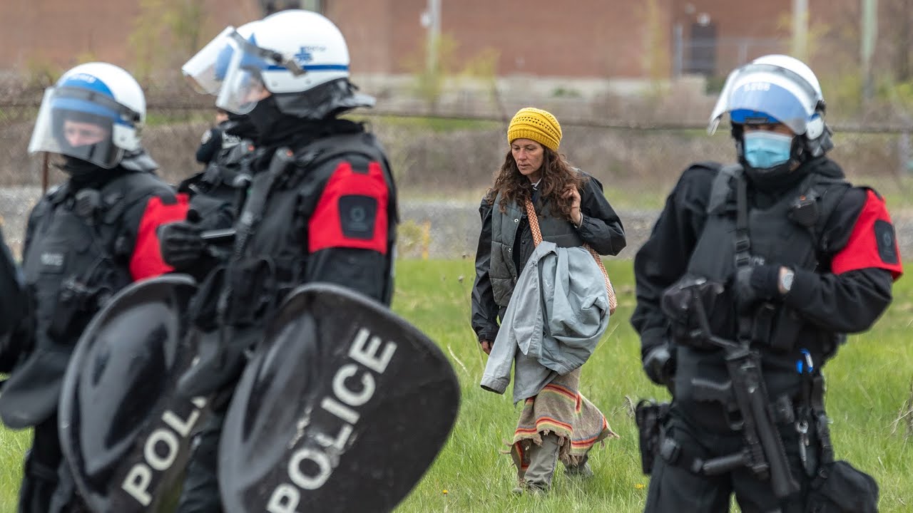 Homeless camp in Montreal is dismantled