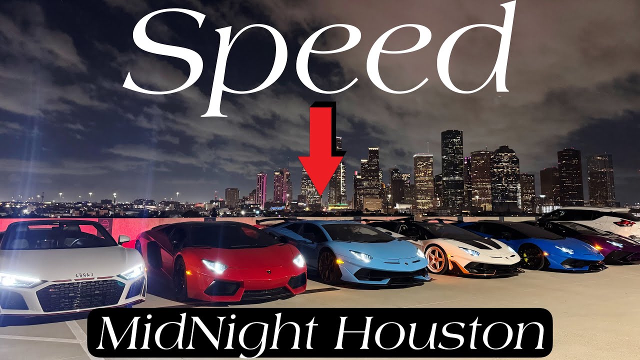 0 Giờ Th&agrave;nh Phố Houston Như Trường Đua Xe. Midnight Run Houston 