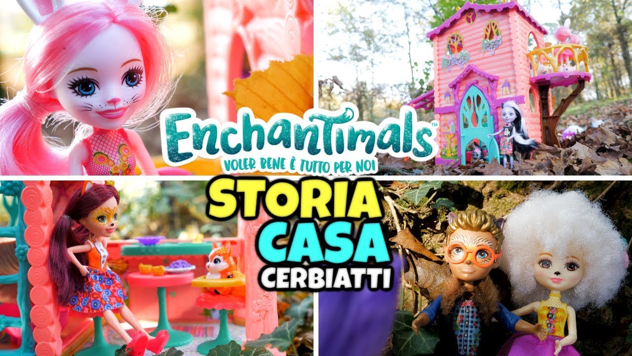 LE ENCHANTIMALS FANNO FESTA nella Casa dei Cerbiatti: Storia GBR