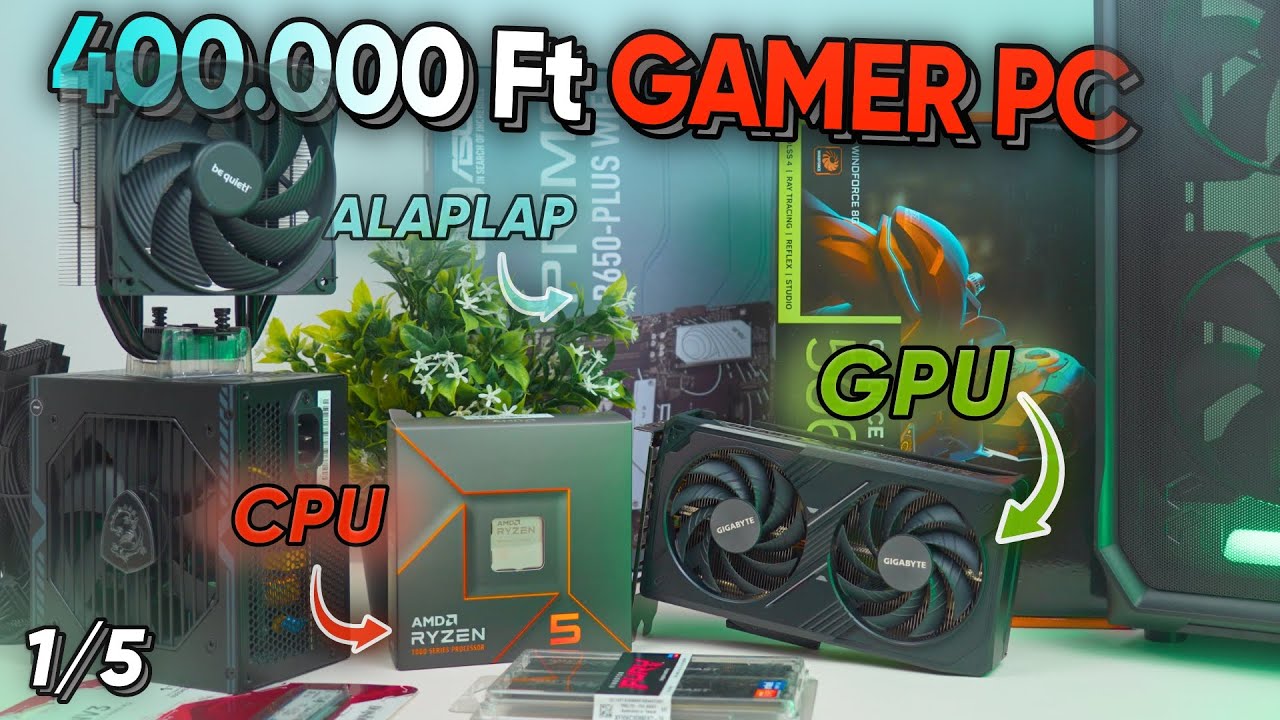Ez a LEGJOBB Gamer PC 400.000 Ft-ért?! - 2025 Gép Építés 1/5