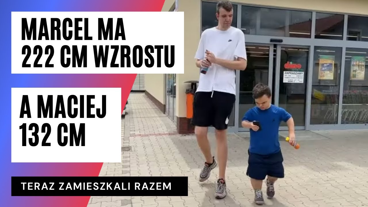 MAŁY I DUŻY w jednym mieszkają domu! NIEZWYKŁA PRZYJAŹŃ dwóch mężczyzn o nietypowym wzroście | FAKT