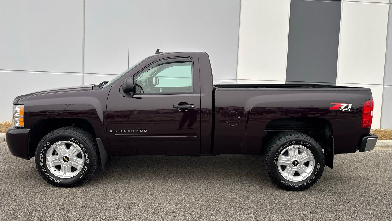 9700 ОРИГИНАЛЬНЫХ МИЛЬ! Silverado 1500 Z71 2009 года, обычная кабина, укороченный кузов | РЕДКАЯ ...