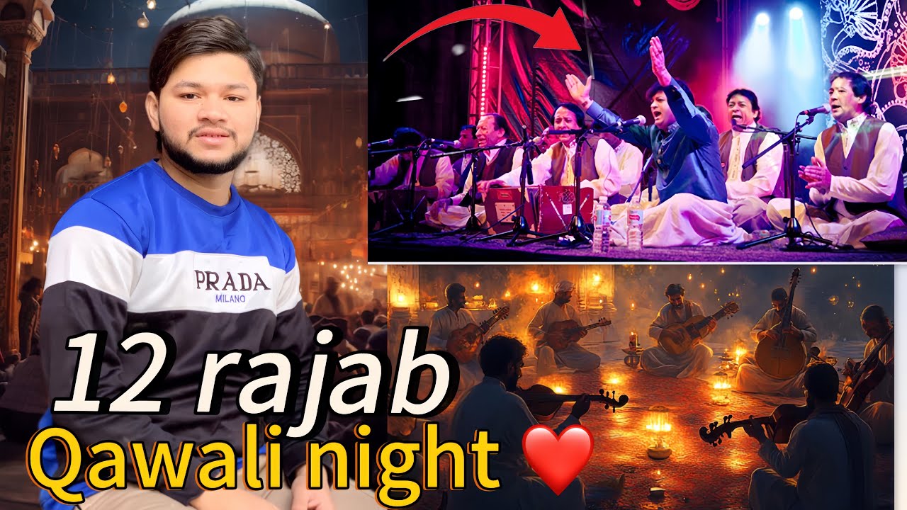 12 rajab jashan ka mahol 🤩 ya alii agye ❤️ full dhamal wala seen ban gya mashallah 🤩