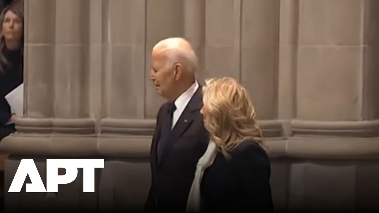 WATCH: Former President Biden Arrives at Dick Cheney’s Funeral | APT