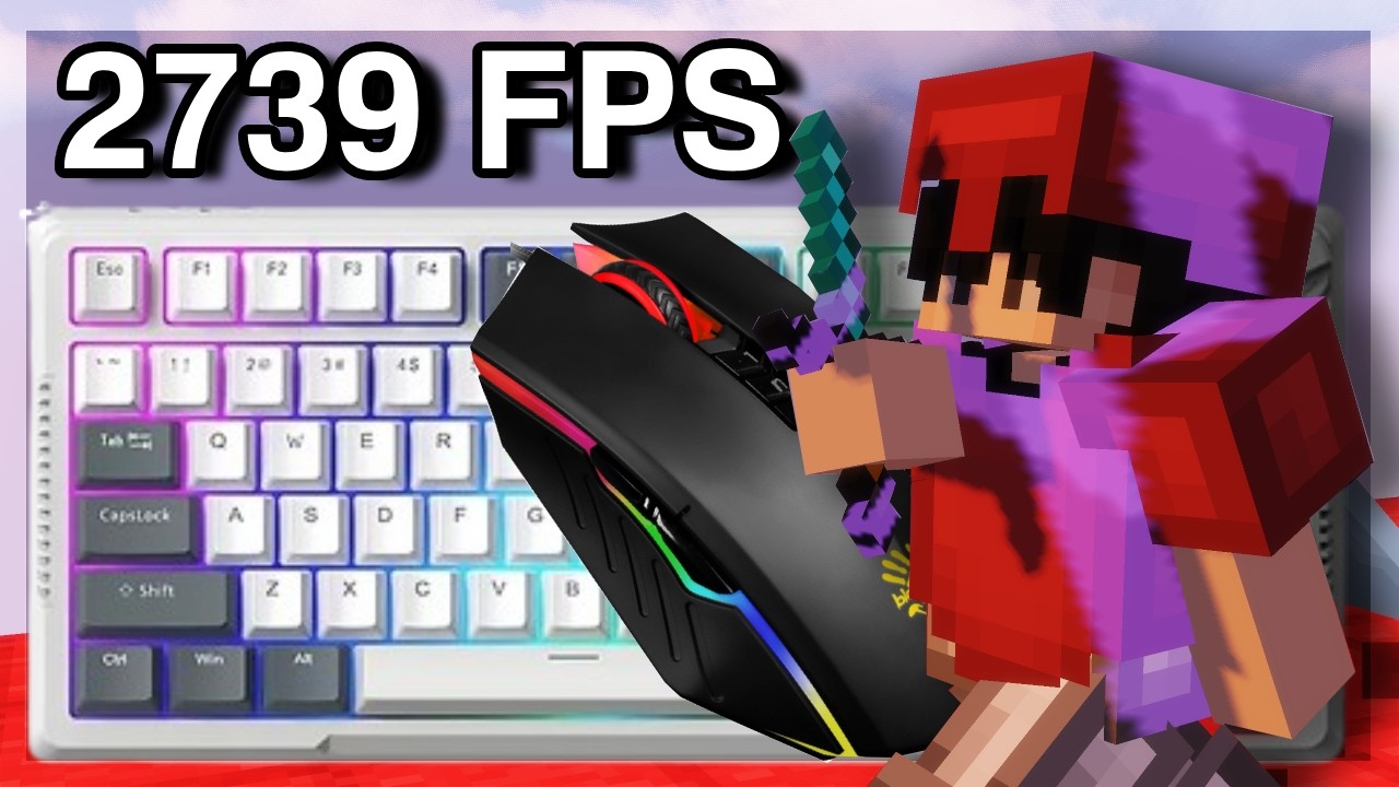 1000+ FPS Keyboard & Mouse ASMR Sounds | Hypixel Bedwars