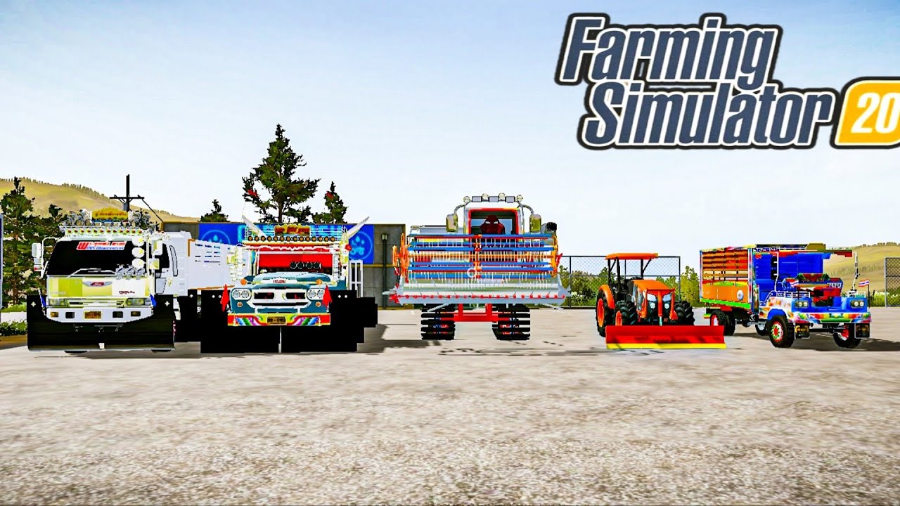 แจกapk. #Fs20สเป็คต่ำ_แรม4เล่นได้ 900MB รถเกี่ยวปานเจริญ🌾 เอาใจสายสเป็คต่ำ❤️