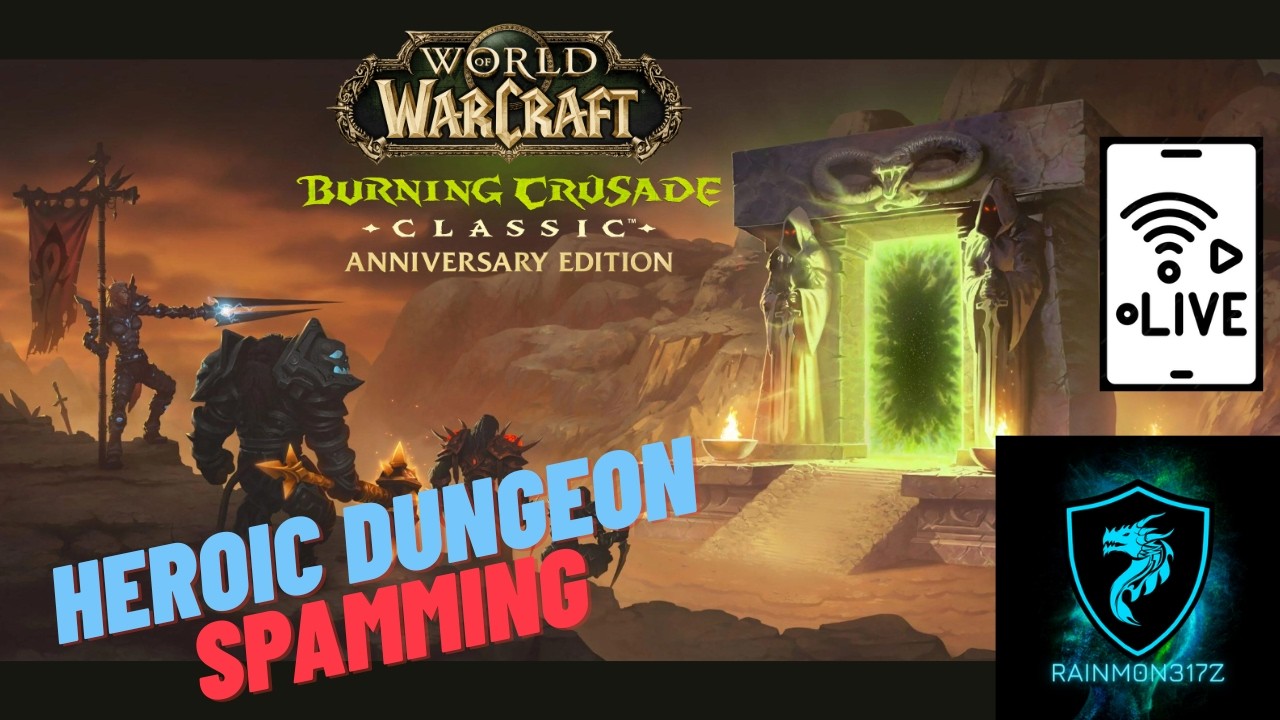 Heroic Dungeons Spamming/Nightbane Attune TBC Anniversary #wowclassic #tbcclassic #tbc #shortslive