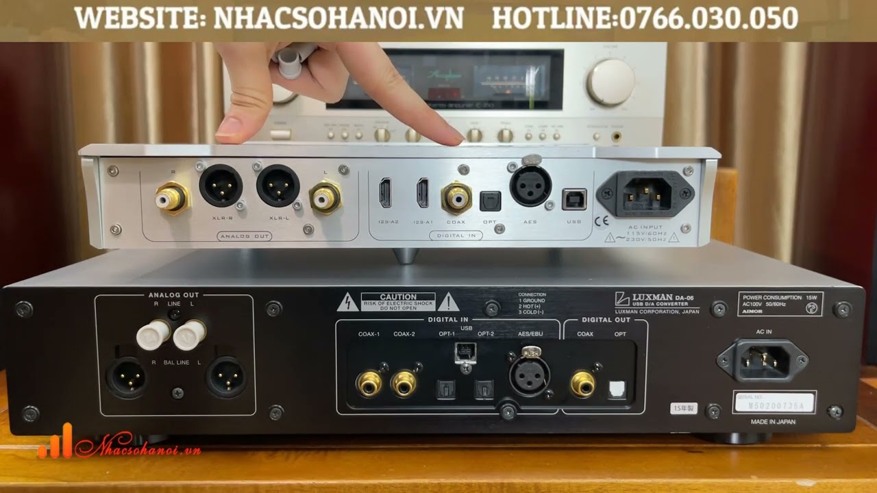 Luxman Da-06 và Aquarius 2 Chiếc Giải Mã Đỉnh Cao