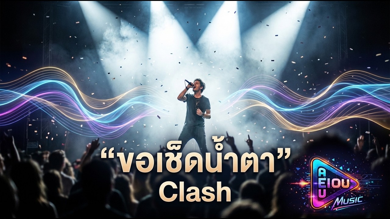 “ขอเช็ดน้ำตา” – CLASH | AI Cover by AEIOU Music