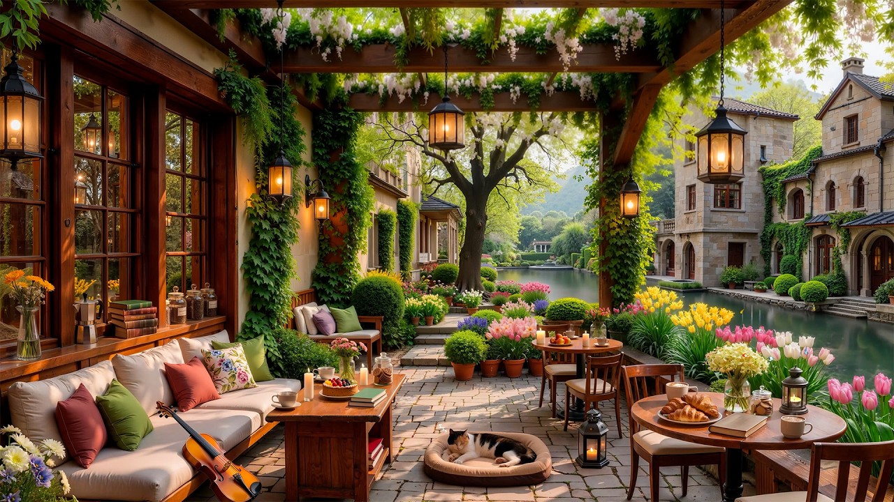 Relaxing Jazz Music is Ideal for Studying 🍃 Gentle Morning Jazz in A Cozy Coffee Shop Ambience