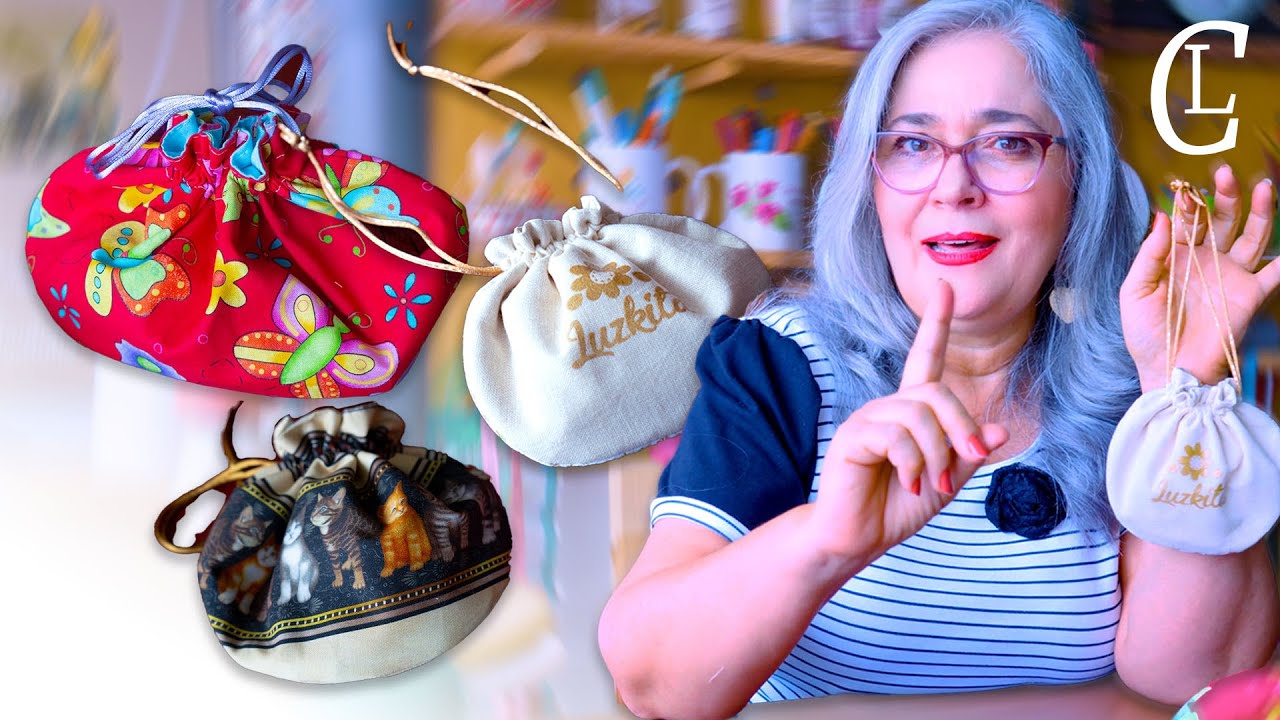 👉 Si sabes coser, tienes un NEGOCIO 💼 | 3 Bolsitas de Tela FÁCILES | Emprende desde Casa
