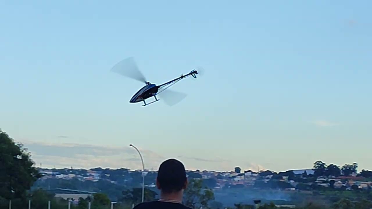 Pista Santa maria DF - Helicoptero T-REX 600 Dominator RC