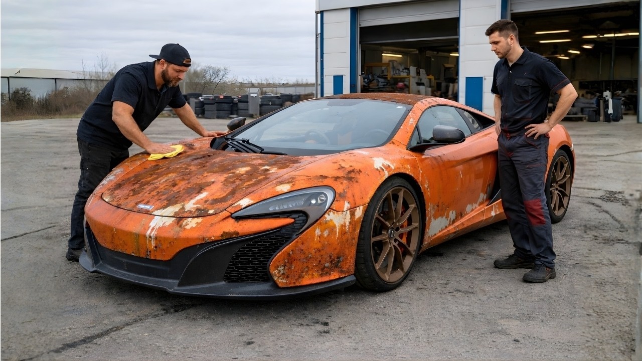 ASMR Car Restoration | McLaren 650S Full Rebuild from Total Rust to Factory New