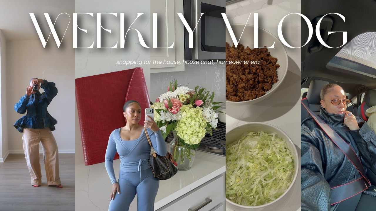 WEEKLY VLOG | don't downplay your happiness, shopping for the house, working from home & much more