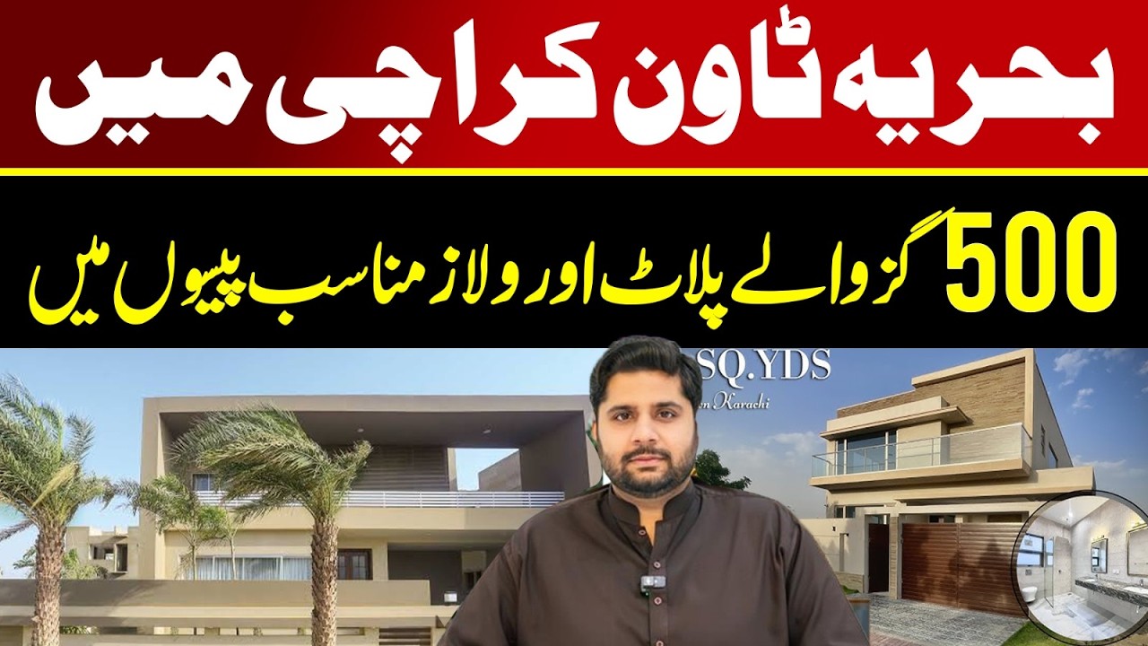 Best Deals on 500 Sq. Yards Plots & Villas | Bahria Town Karachi