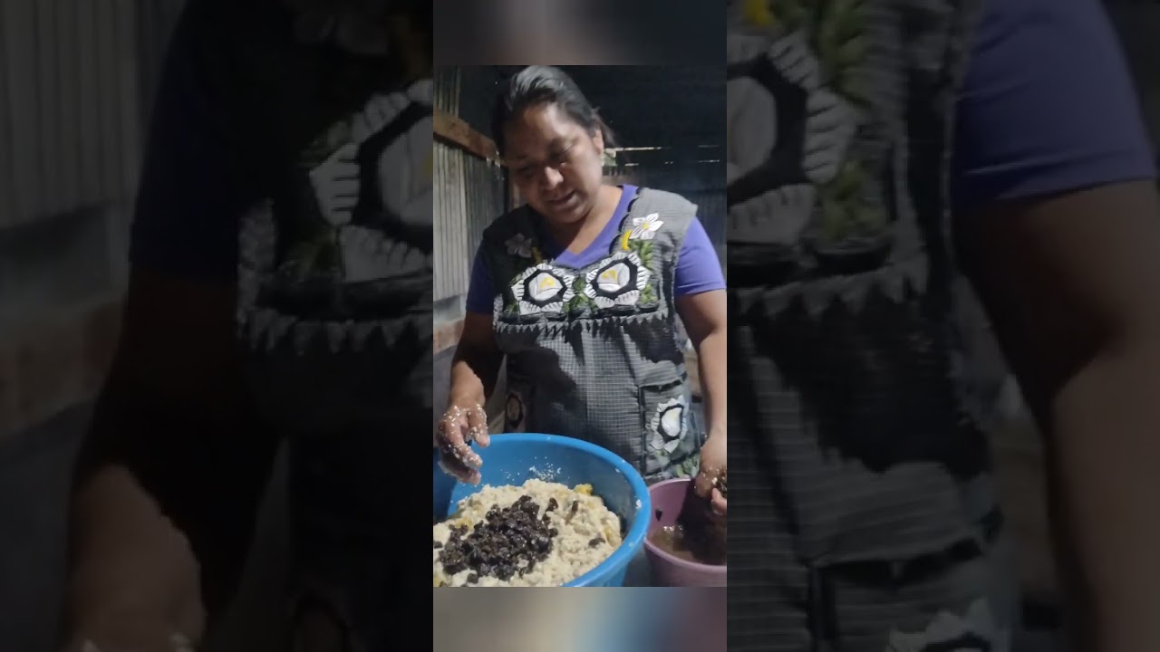 Elaboración de tamales de dulce 😋