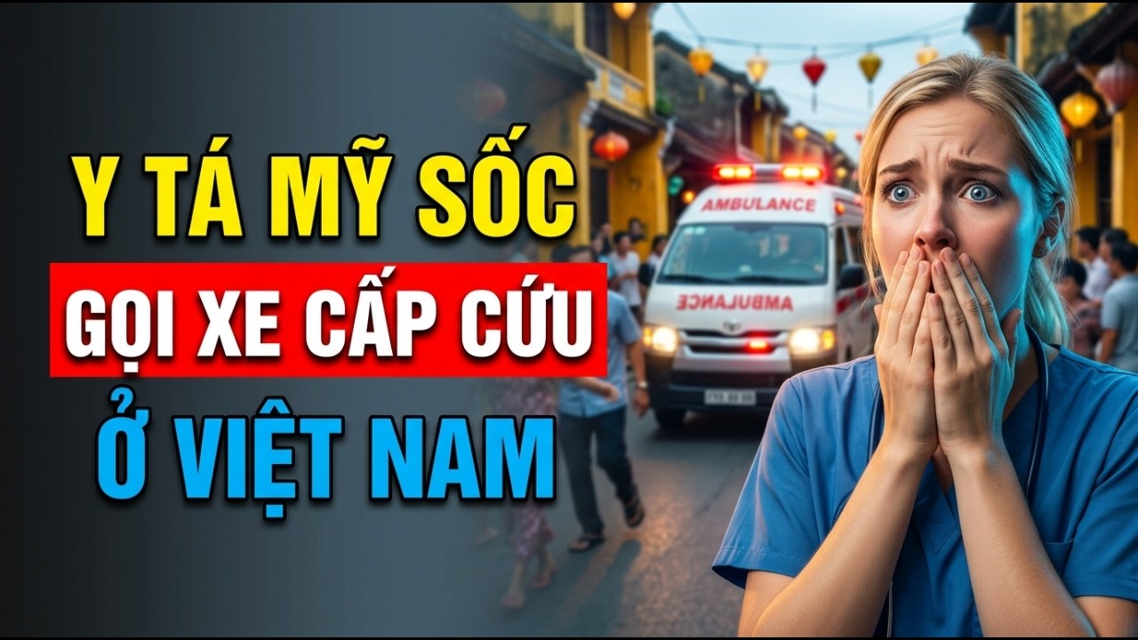 XE CỨU THƯƠNG VIỆT NAM THẬT LẠ!” CHA CON NGƯỜI MỸ CHOÁNG VÁNG SAU KHI TRẢI NGHIỆM