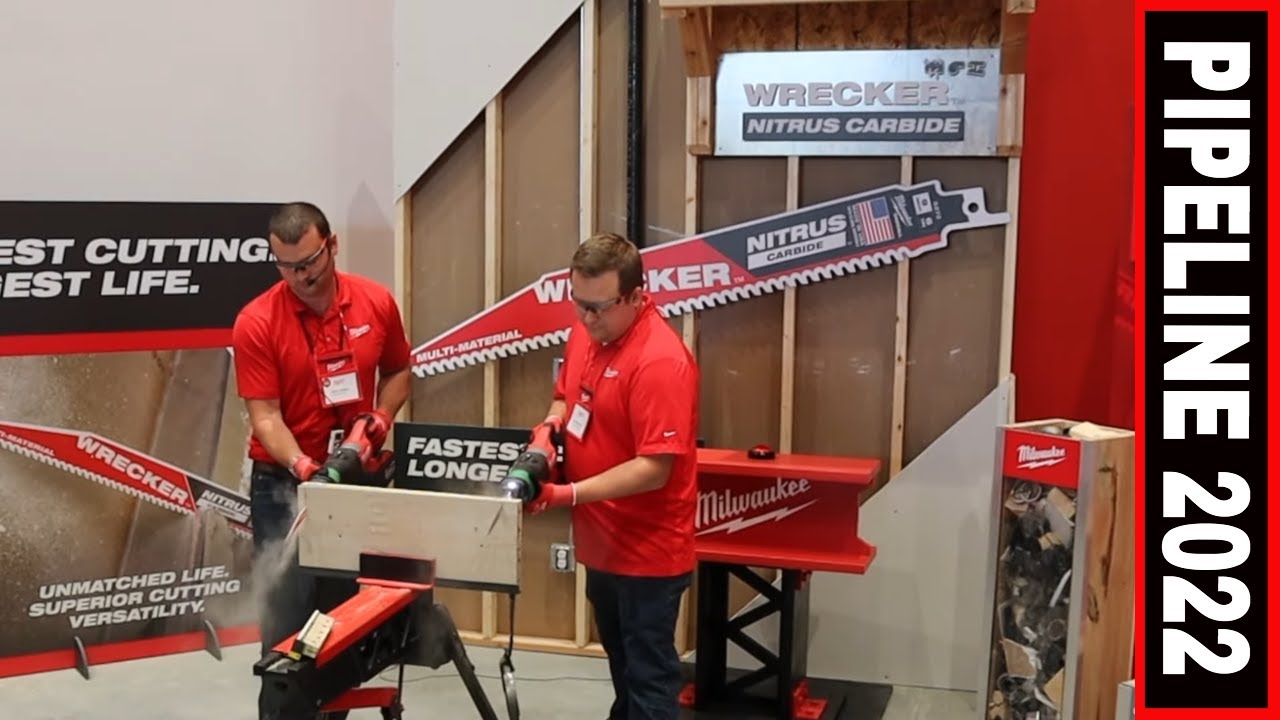 MILWAUKEE WRECKER NITRUS CARBIDE SAWZALL BLADES- FROM PIPELINE 2022!