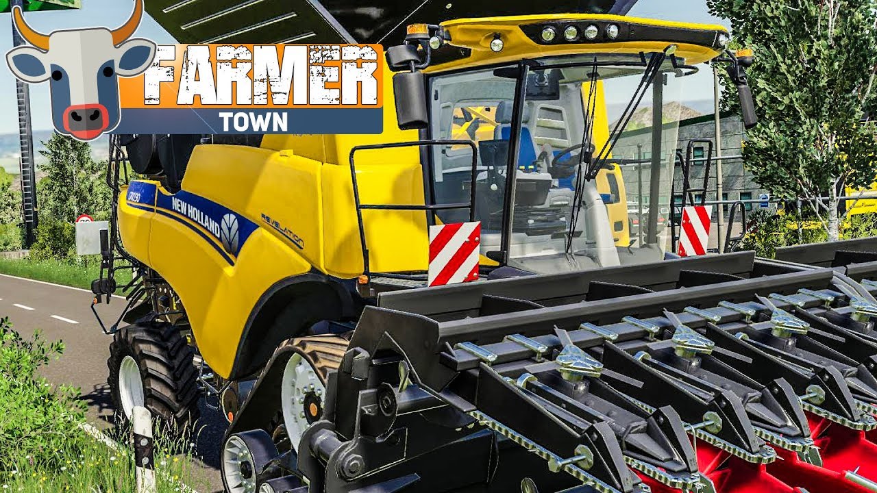 LS19 FarmerTown #13: Der gro&szlig;e DRESCHER - eine nette Leihgabe! | LANDWIRTSCHAFTS SIMULATOR 19