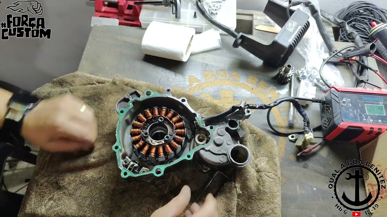 Troca de Estator na Teneré 250