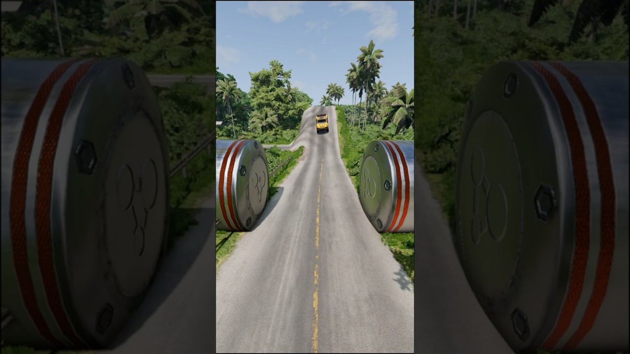Best Offroad Vs Pit Bollards - #beamngdrive