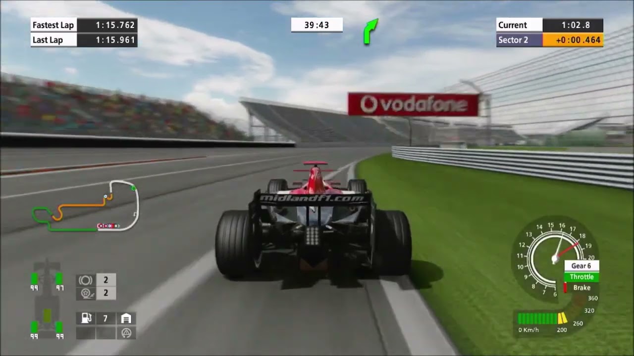 F1 Championship Edition (PS3) - Tiago Monteiro MF1 in Indianapolis, Part 1