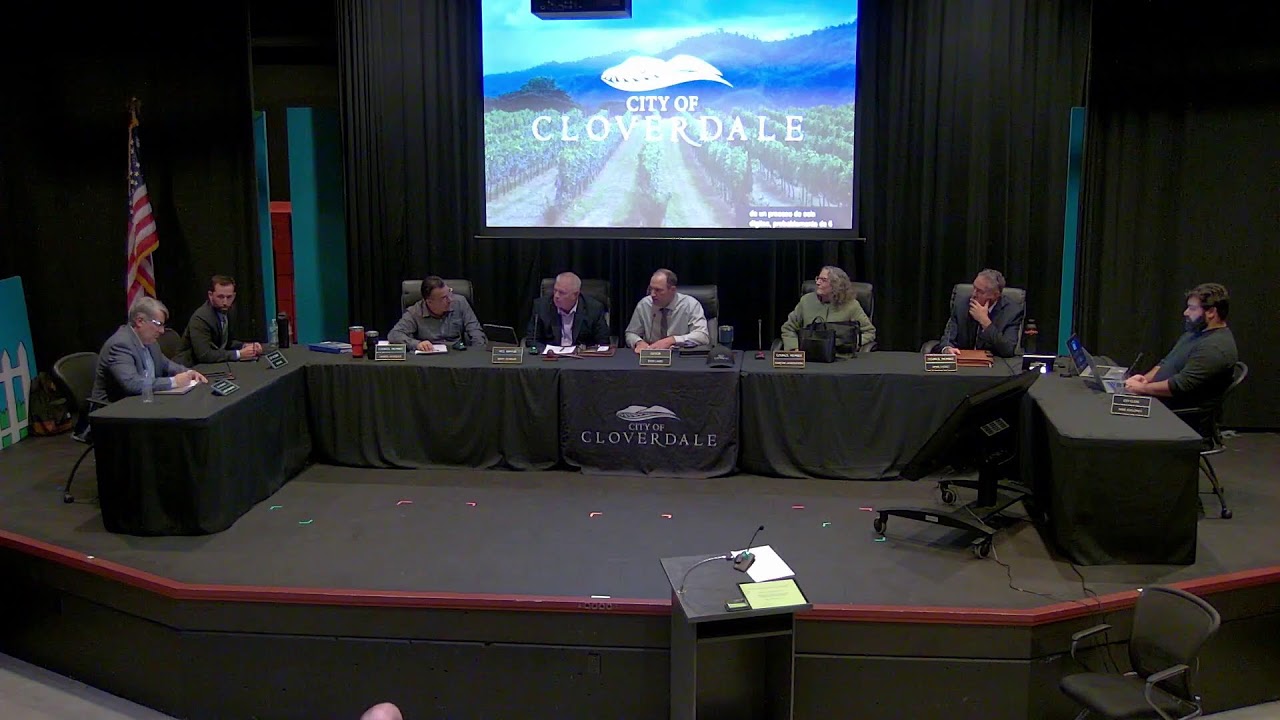 Cloverdale City Council Meeting - December 10, 2025.