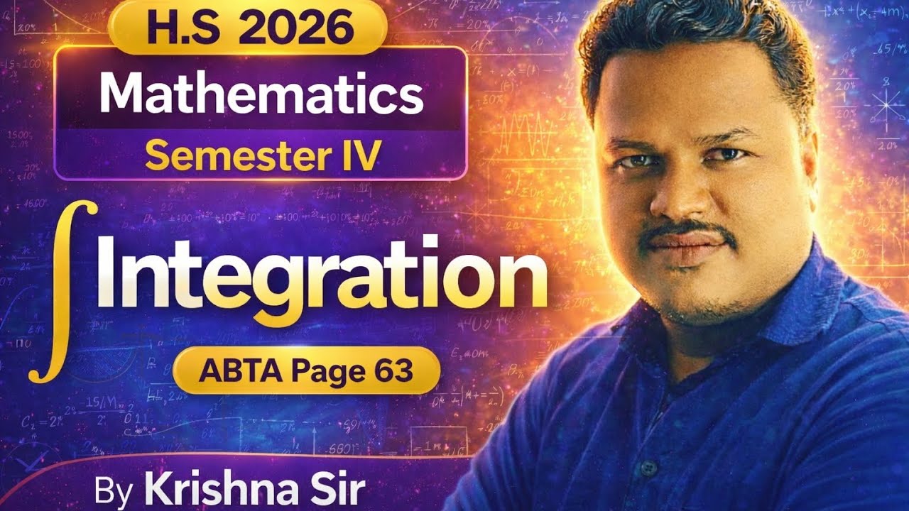 Integration. ABTA 63 #hs2026 #semiv #maths#mathproblem  #hs2026 