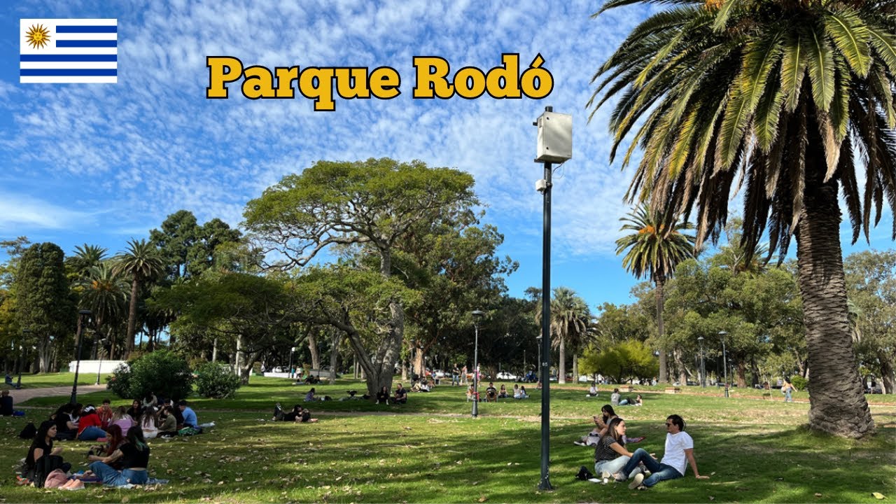 [4K] 🇺🇾 Montevideo, Uruguay | Disfruta conmigo del Parque Rodó🌳🏞️🎡🎠| Walking Tour
