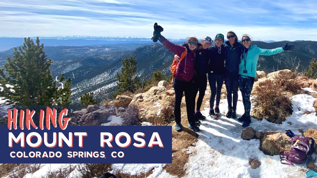 Hiking Mt. Rosa in Winter // Colorado Springs Hikes