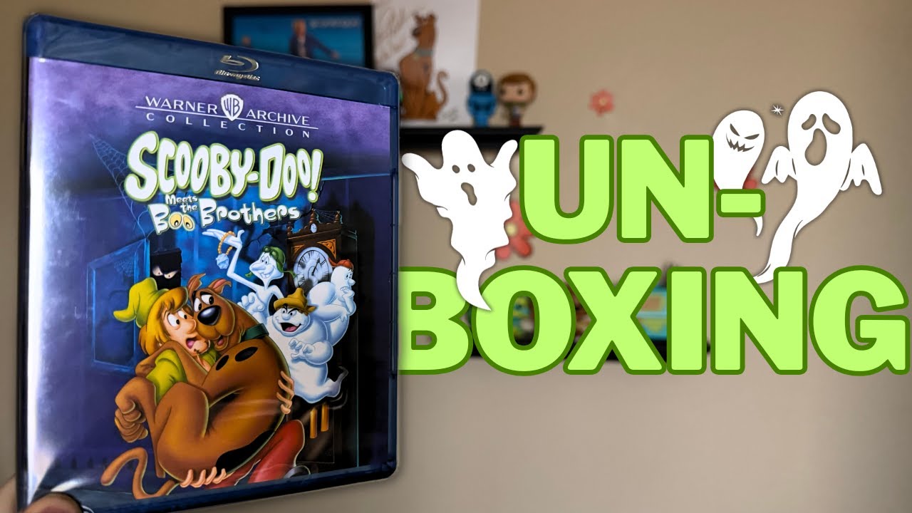 Распаковка Blu-ray диска «Скуби-Ду встречает братьев Бу».