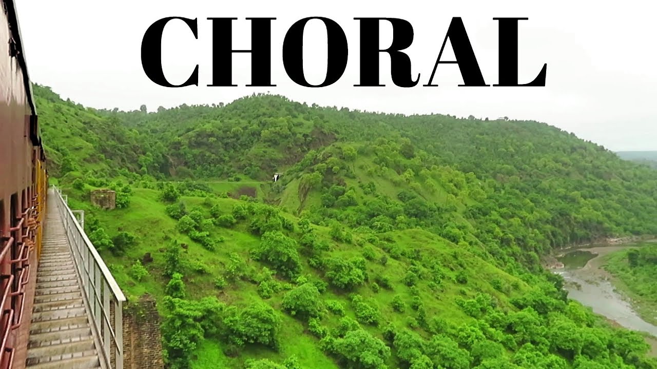 Heritage Meter Gauge line Indore | Mhow MG passenger passing Ravine viaduct!!