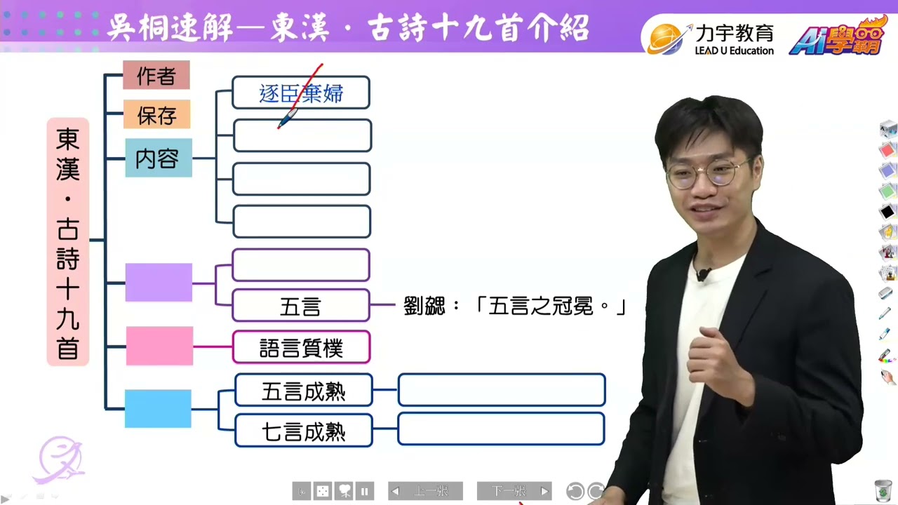 《知識快易通》國中國文二下-古詩十九首 ft. 吳桐老師