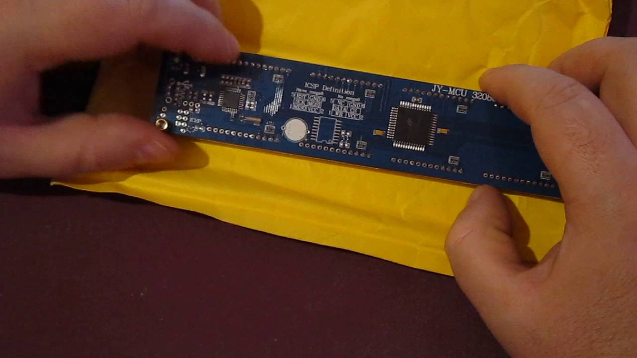 Посылка с модулем часов JY-MCU 3208 Clock Pro (описание)