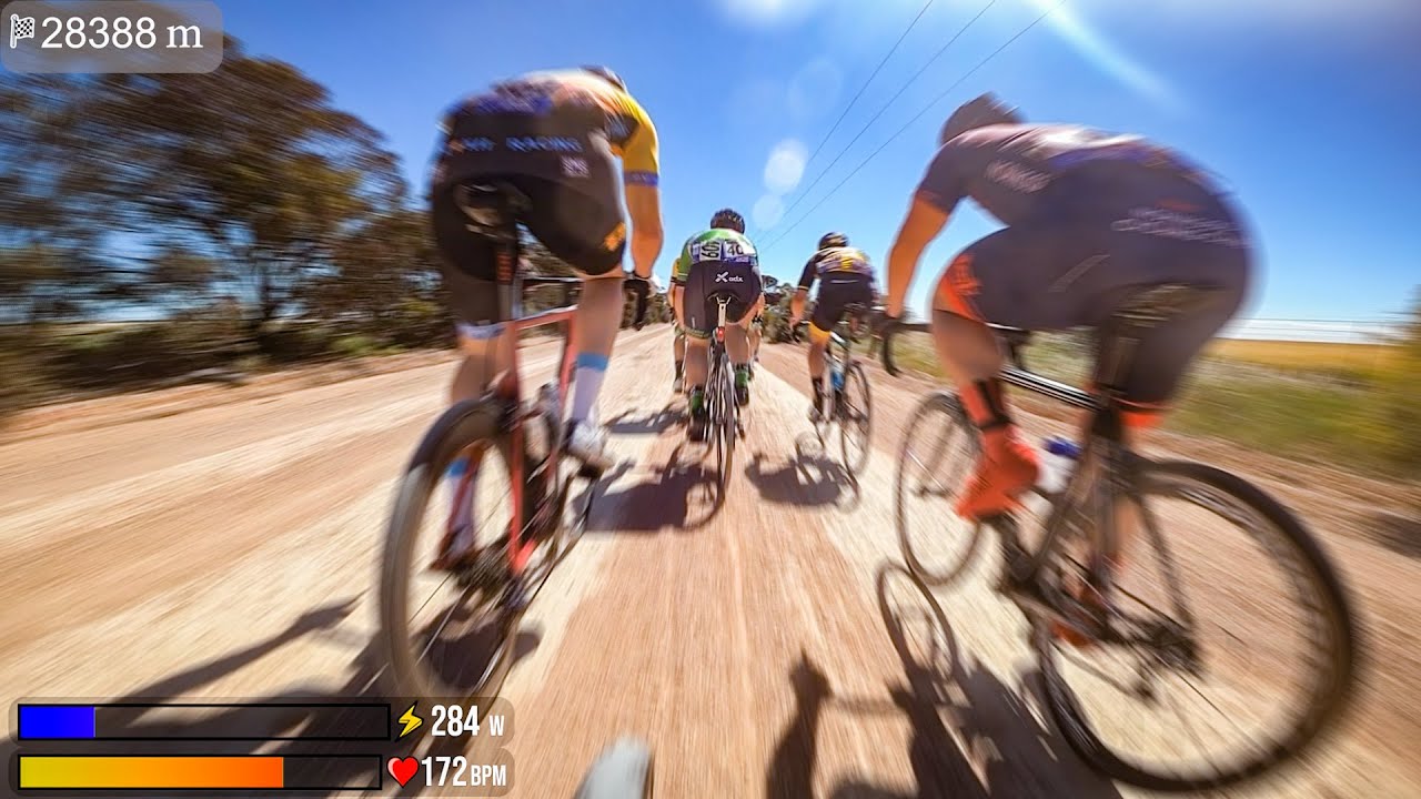 1v4 - Gravel and Crosswind Chaos