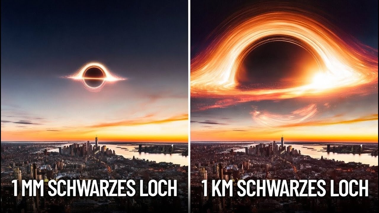 Was wäre, wenn ein schwarzes Loch die Erde mit Lichtgeschwindigkeit trifft?