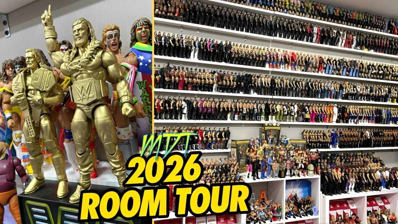 INSANE 3000+ WWE FIGURE ROOM TOUR 2026