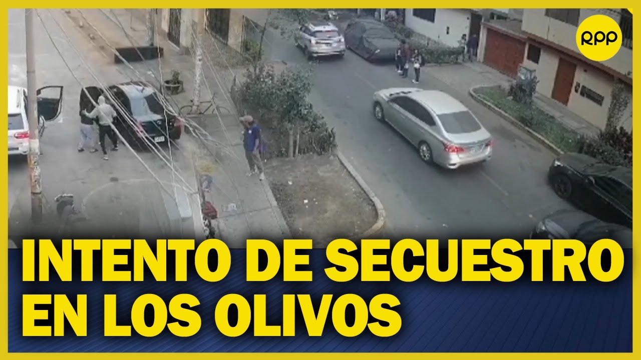 Delincuentes intentaron secuestrar a mujer en Los Olivos