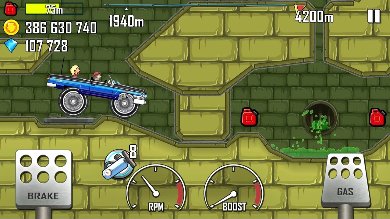 Hill Climb Racing 1 Updated! 1.51.0 New map - SUBURBS car game Gameplay