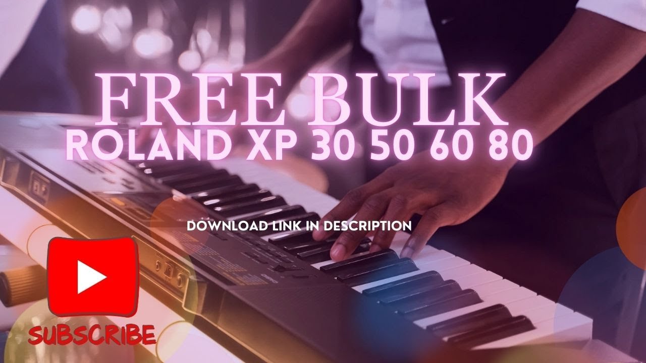 Roland Xp 30-50-60-80 Bulk Free Download