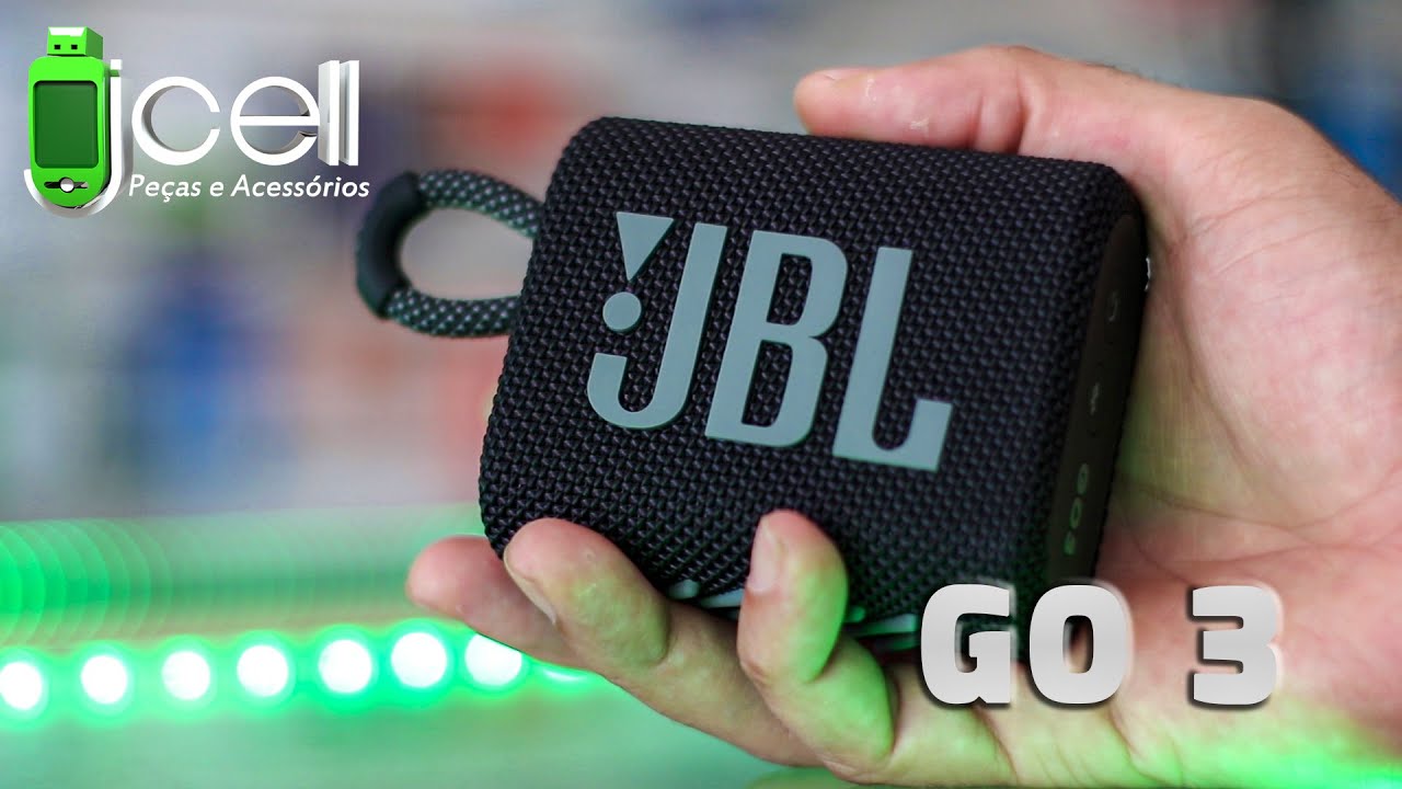 Conheça a SURPREENDENTE Caixinha Bluetooth JBL GO 3 - Pequena no Tamanho, GRANDE na Qualidade.