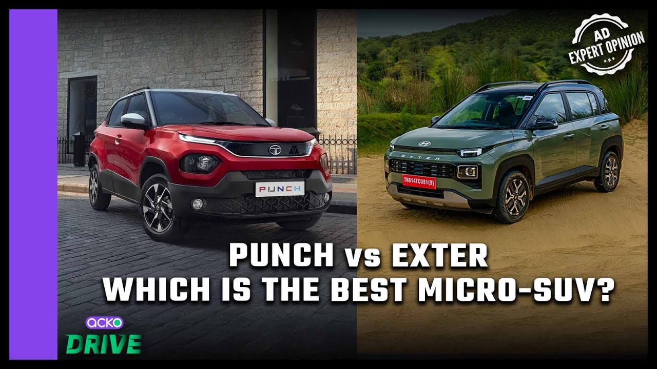 Hyundai Exter vs Tata Punch: Design, Features, Performance Compared!
